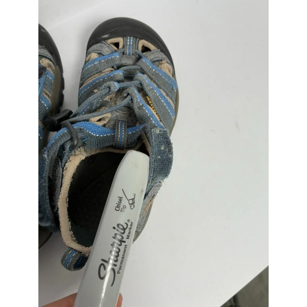 Title: Keen Newport H2 Kids Sandals Size 12‎ Blue Grey  Closed Toe Water Shoes